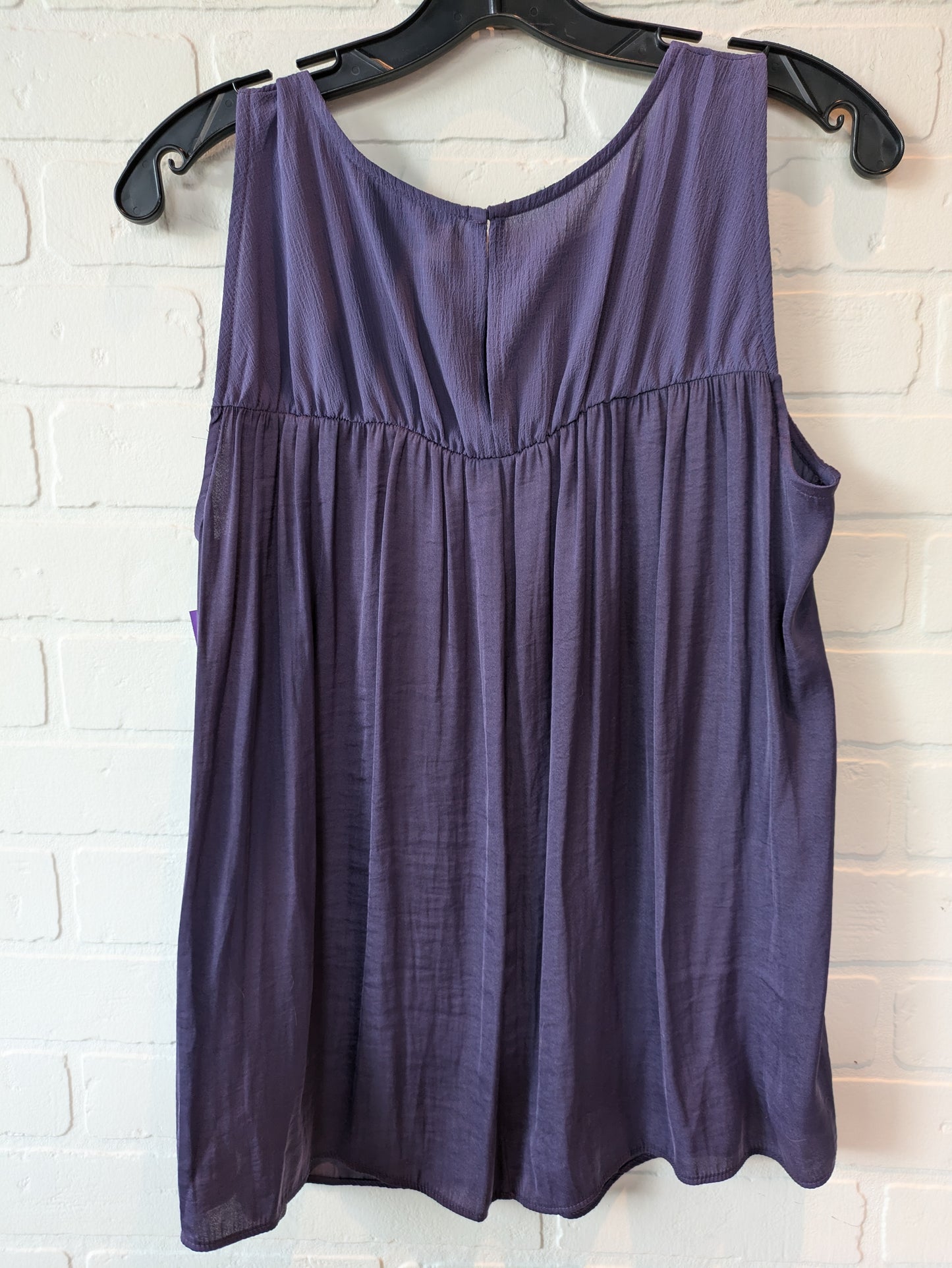 Purple Top Sleeveless Simply Vera, Size Xs