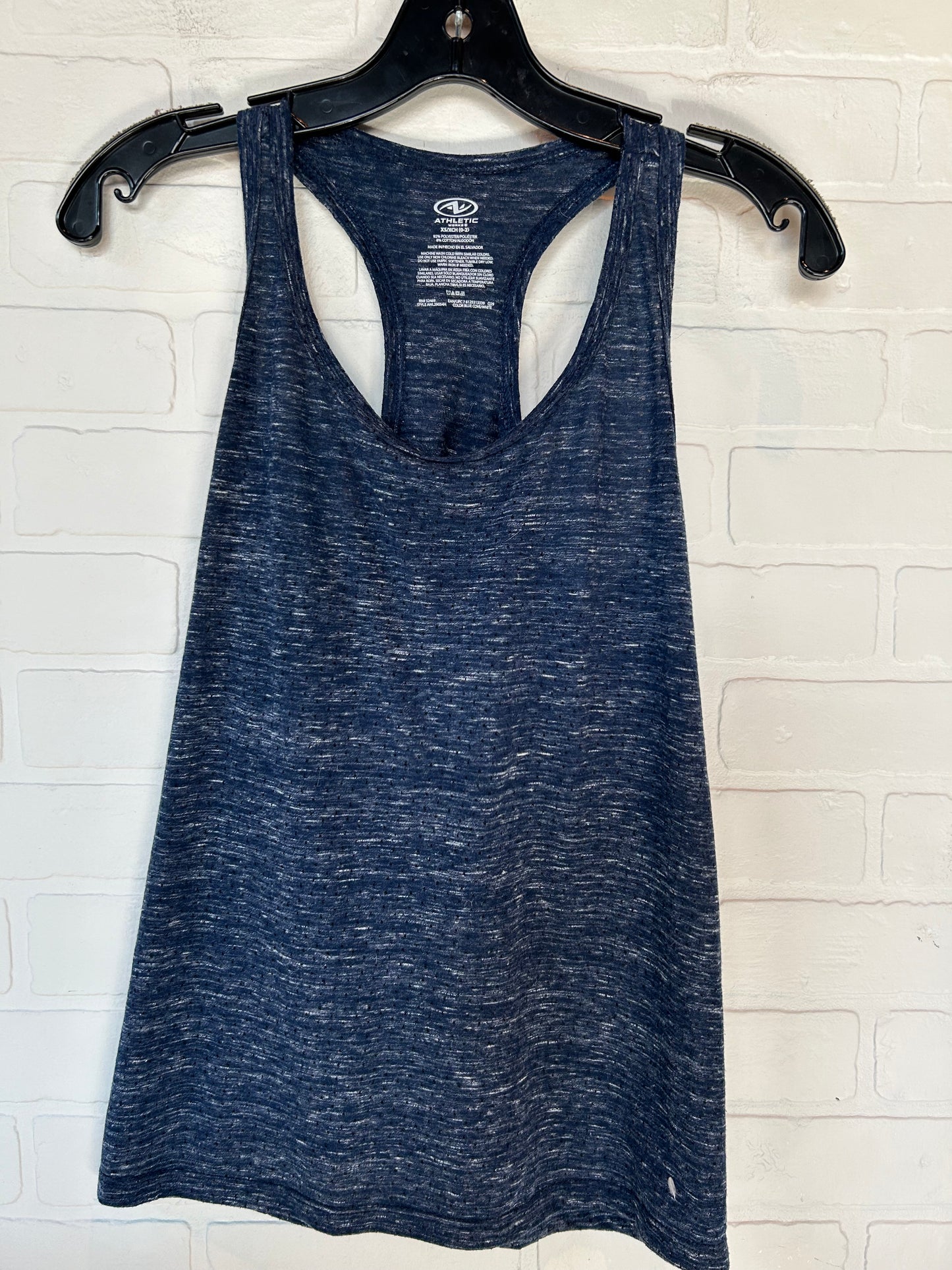 Blue Athletic Tank Top Athletic Works, Size Xs