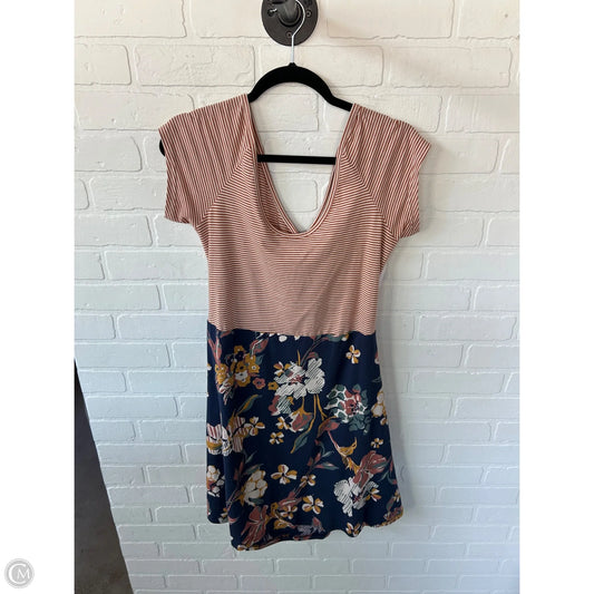 Dress Casual Short By Cmc In Blue & Orange, Size: L