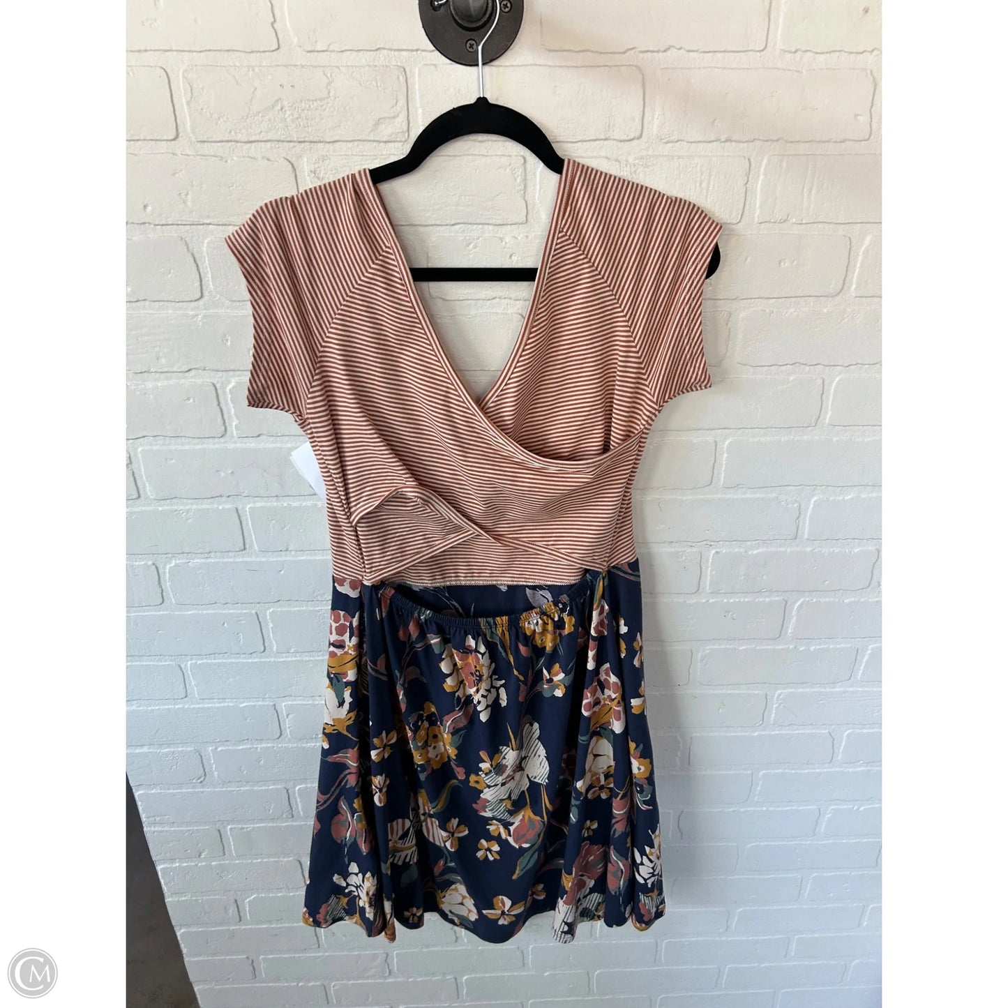 Dress Casual Short By Cmc In Blue & Orange, Size: L