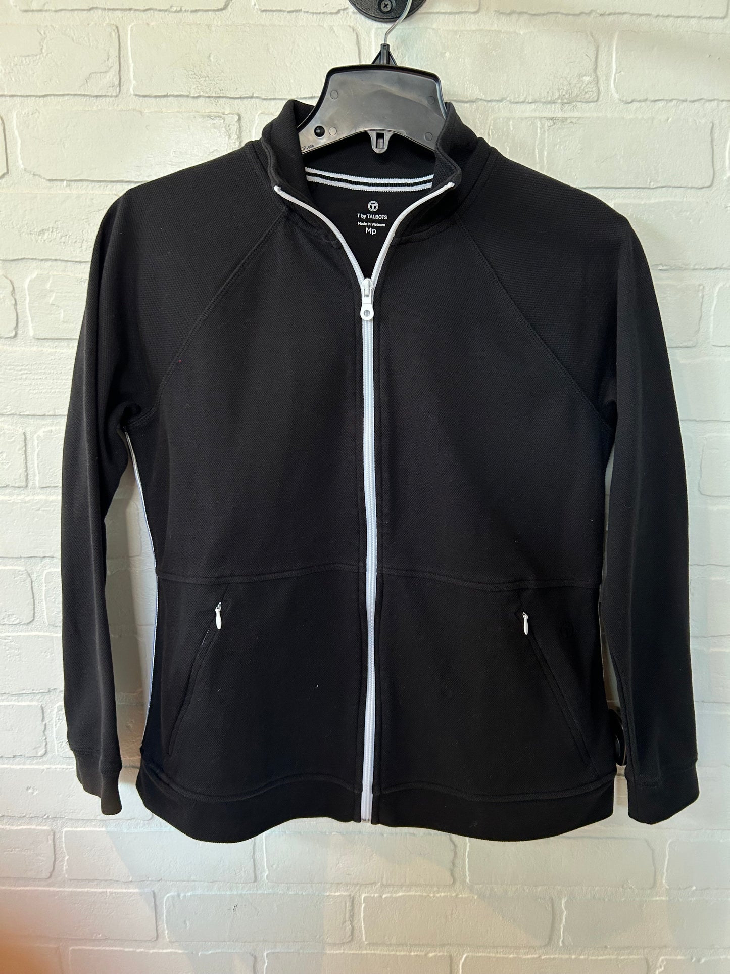 Black Athletic Jacket Talbots, Size M