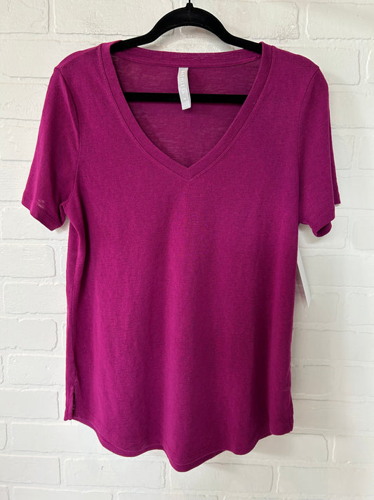 Pink Athletic Top Short Sleeve Athleta, Size M