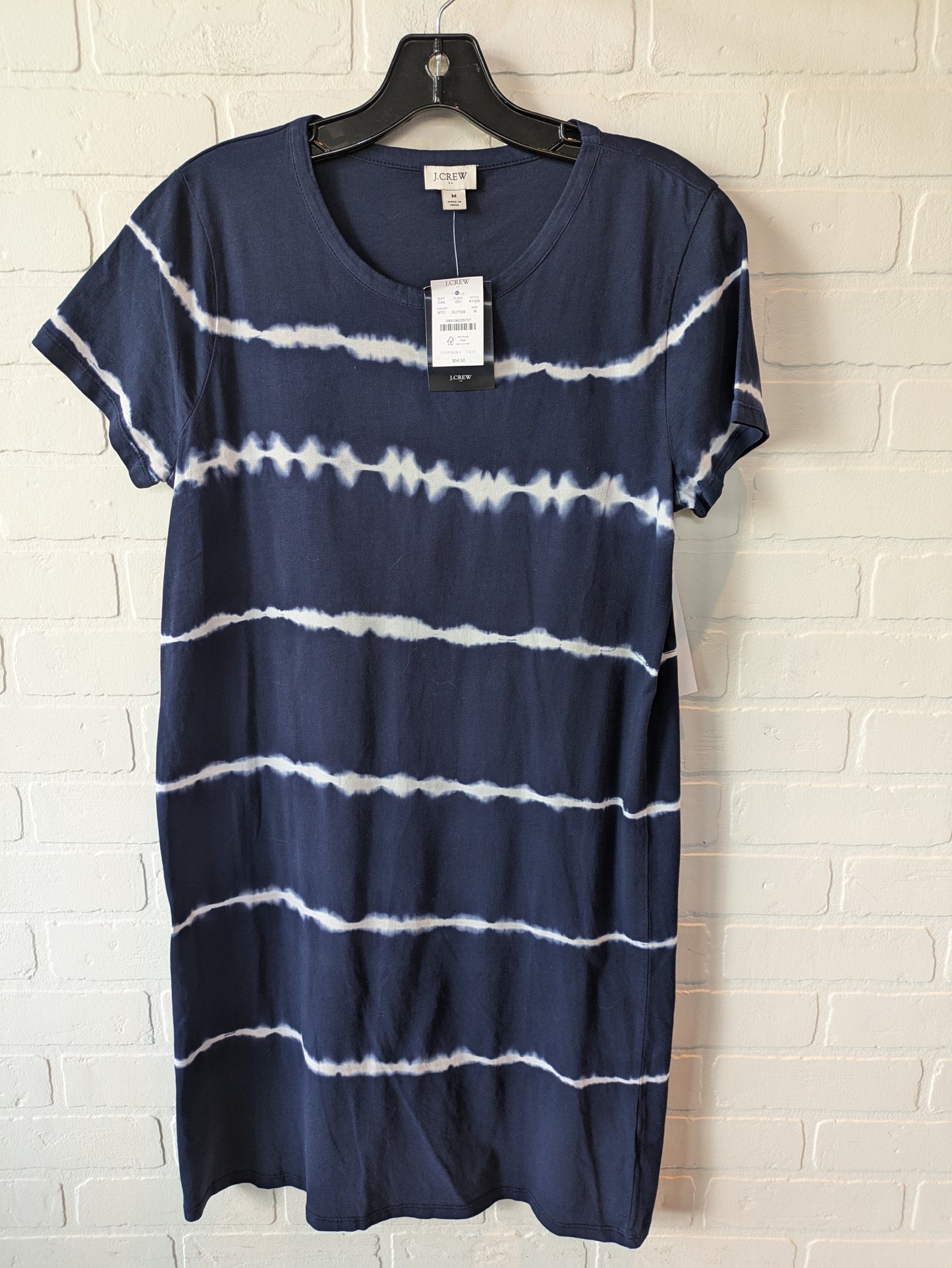 Dress Casual Short By J. Crew In Blue & White, Size: M