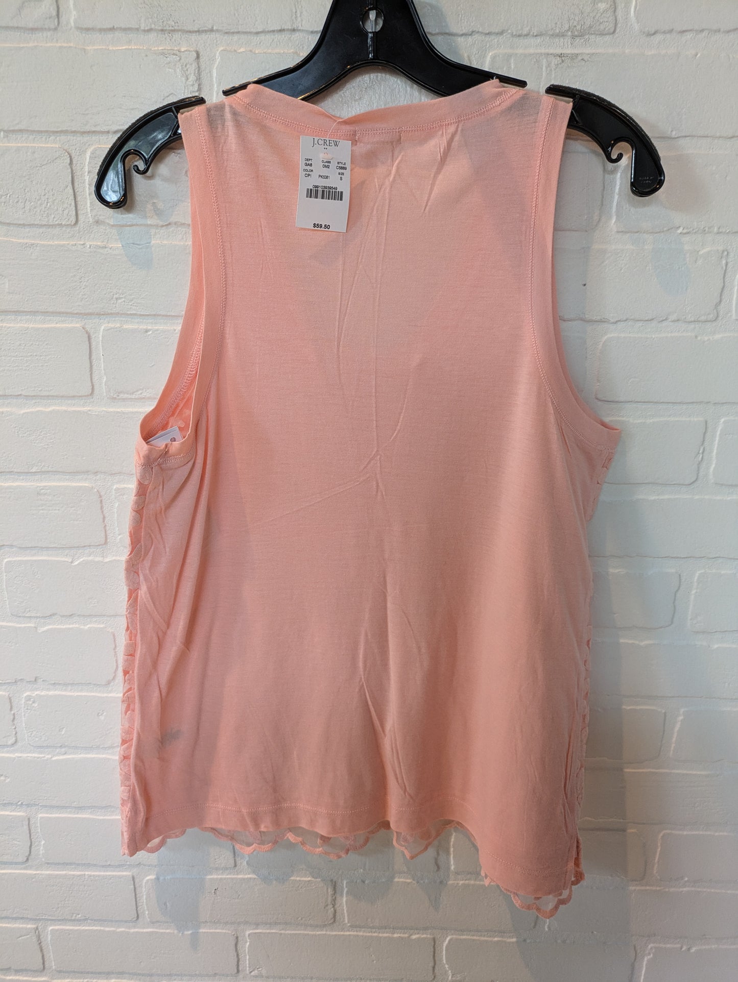 Top Sleeveless By J. Crew In Peach, Size: S