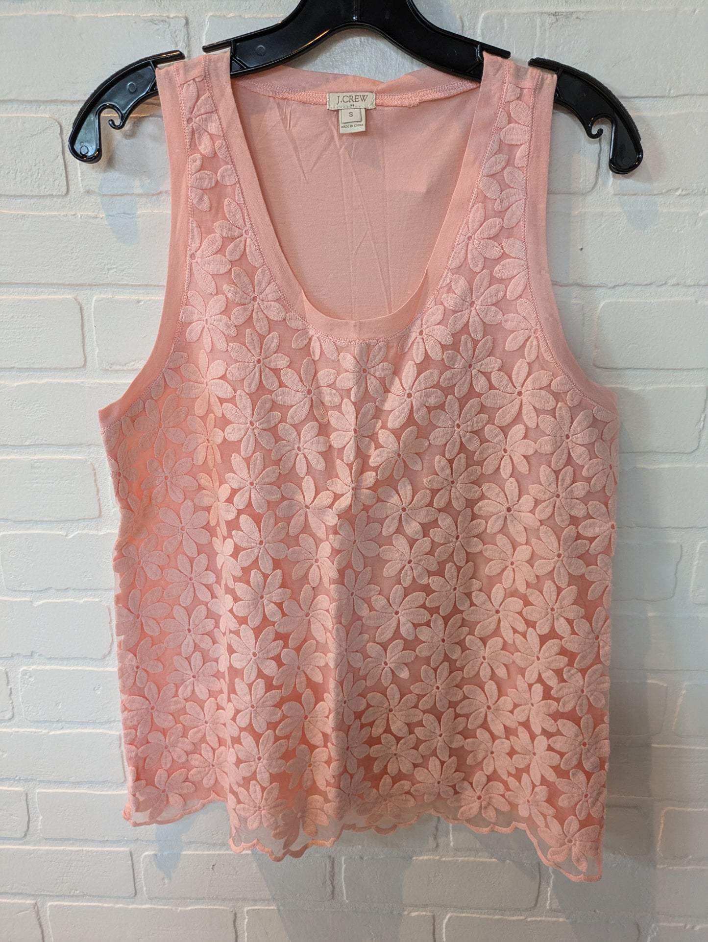 Top Sleeveless By J. Crew In Peach, Size: S