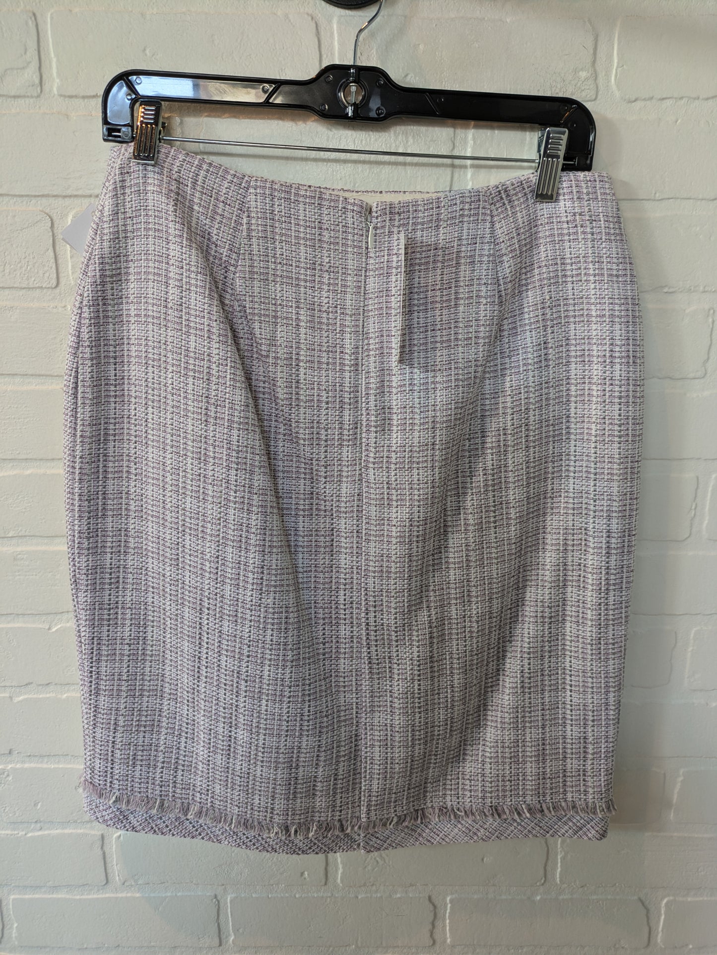 Skirt Midi By White House Black Market In Purple & White, Size: 8