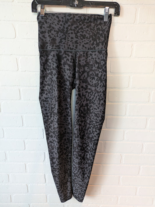 Athletic Leggings By Old Navy In Black & Grey, Size: 0