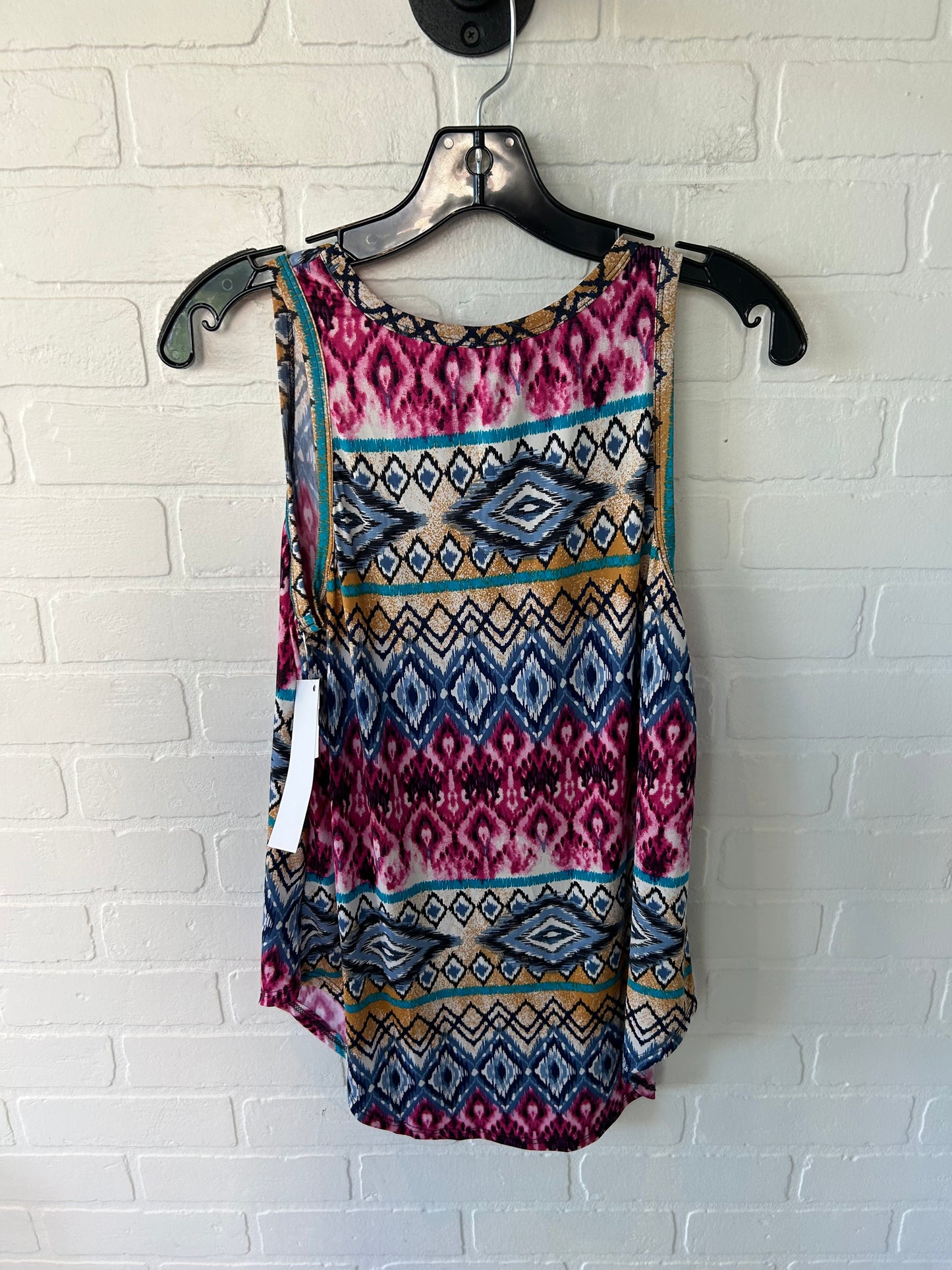 Top Sleeveless By Allison Joy In Multi-colored, Size: M