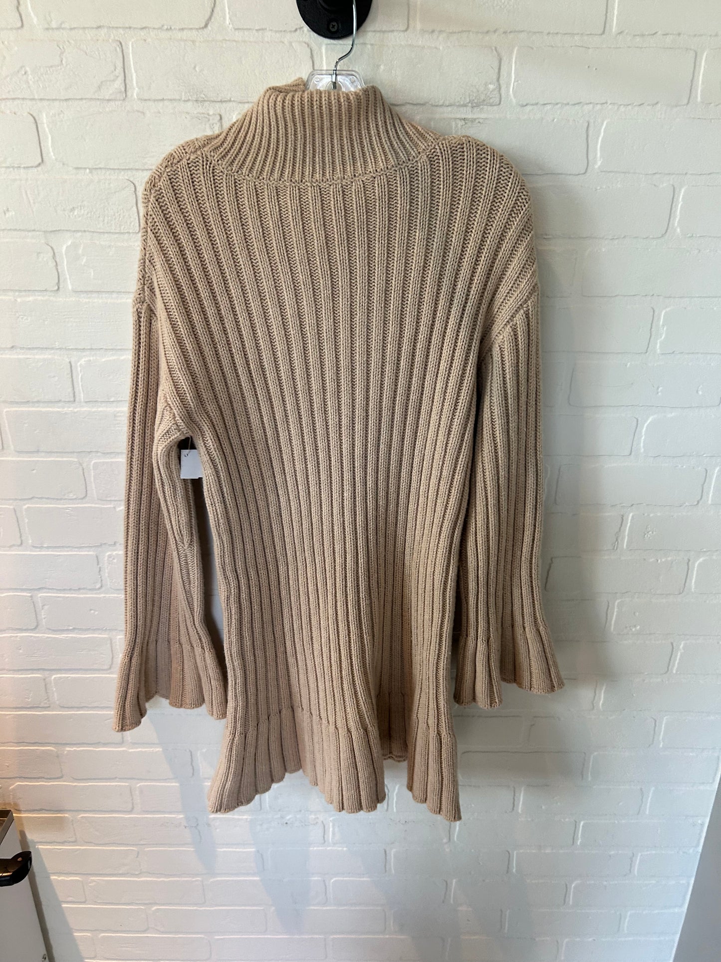 Sweater By Something Navy In Tan, Size: M