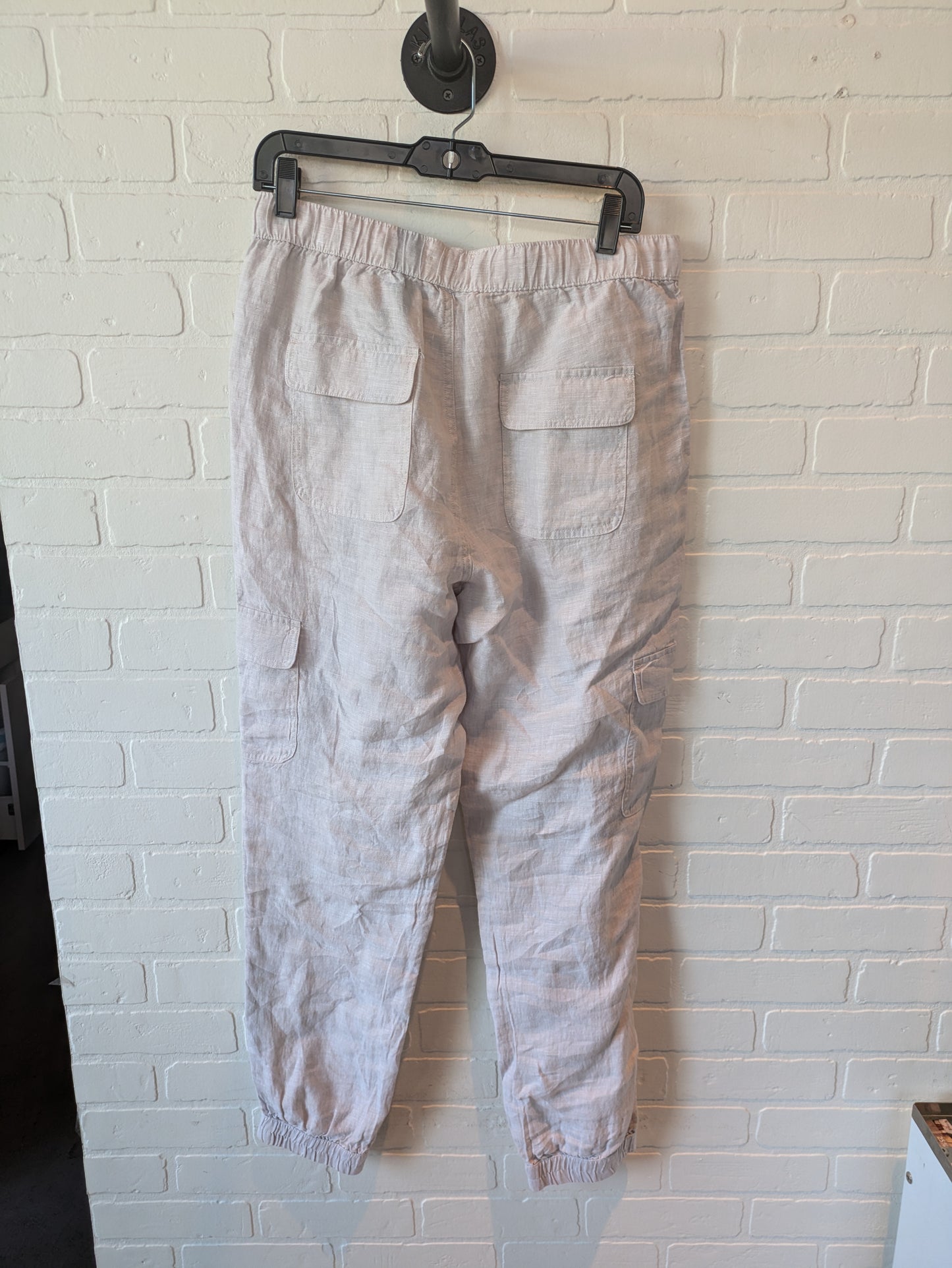 Pants Linen By Nicole Miller In Beige, Size: 12