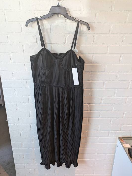 Dress Party Midi By Dkny In Black, Size: L