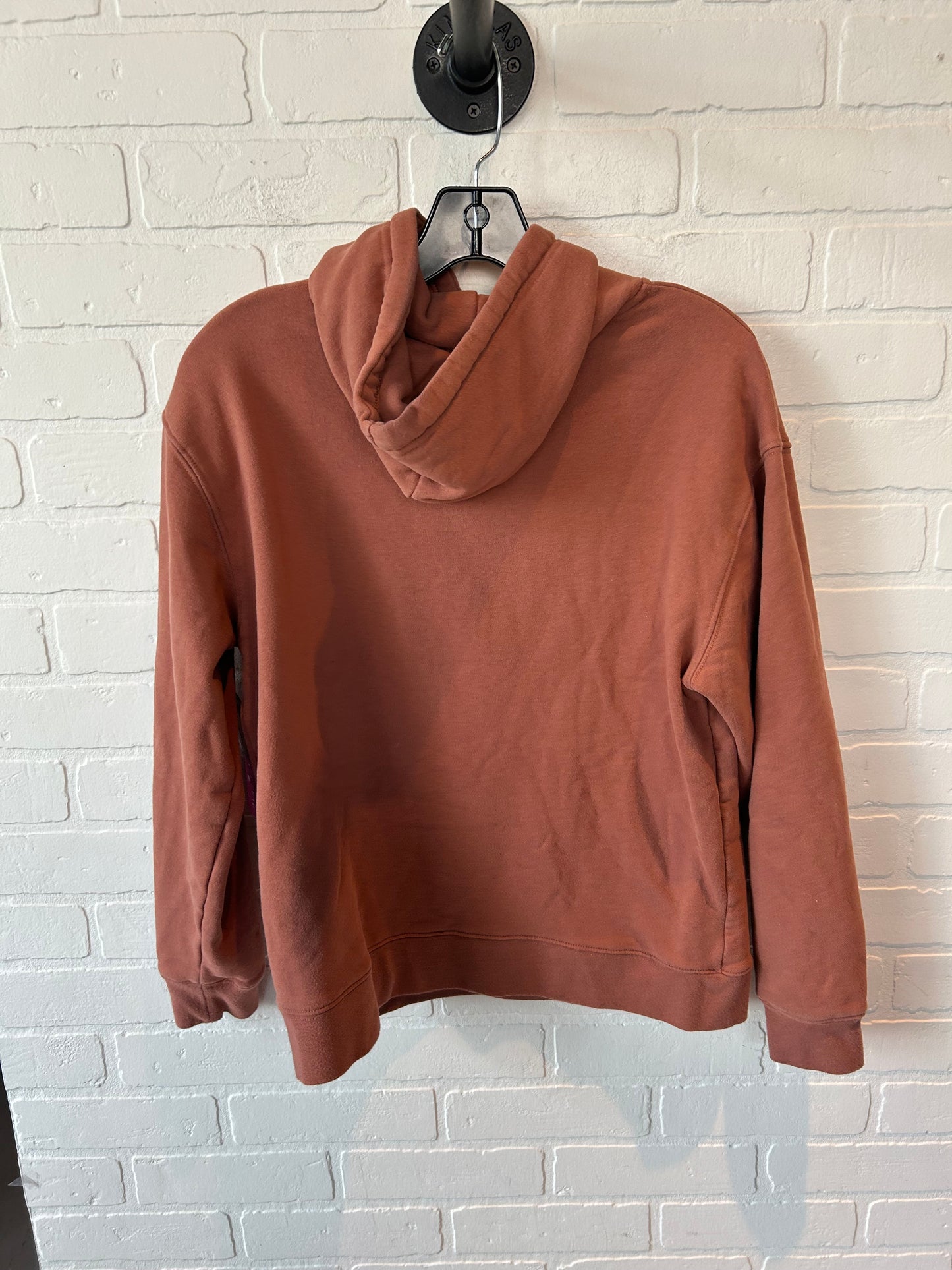 Sweatshirt Hoodie By Clothes Mentor In Orange, Size: Xs