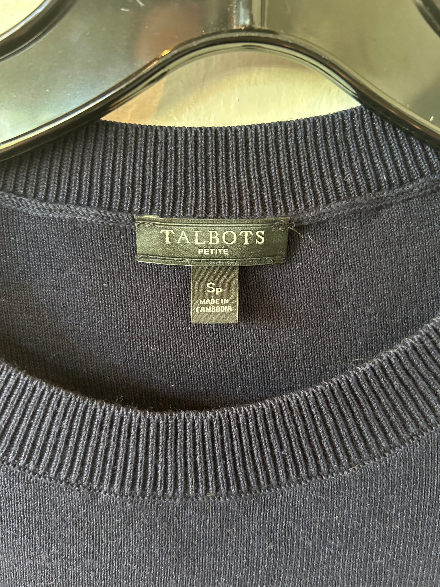 Sweater By Talbots In Blue, Size: S