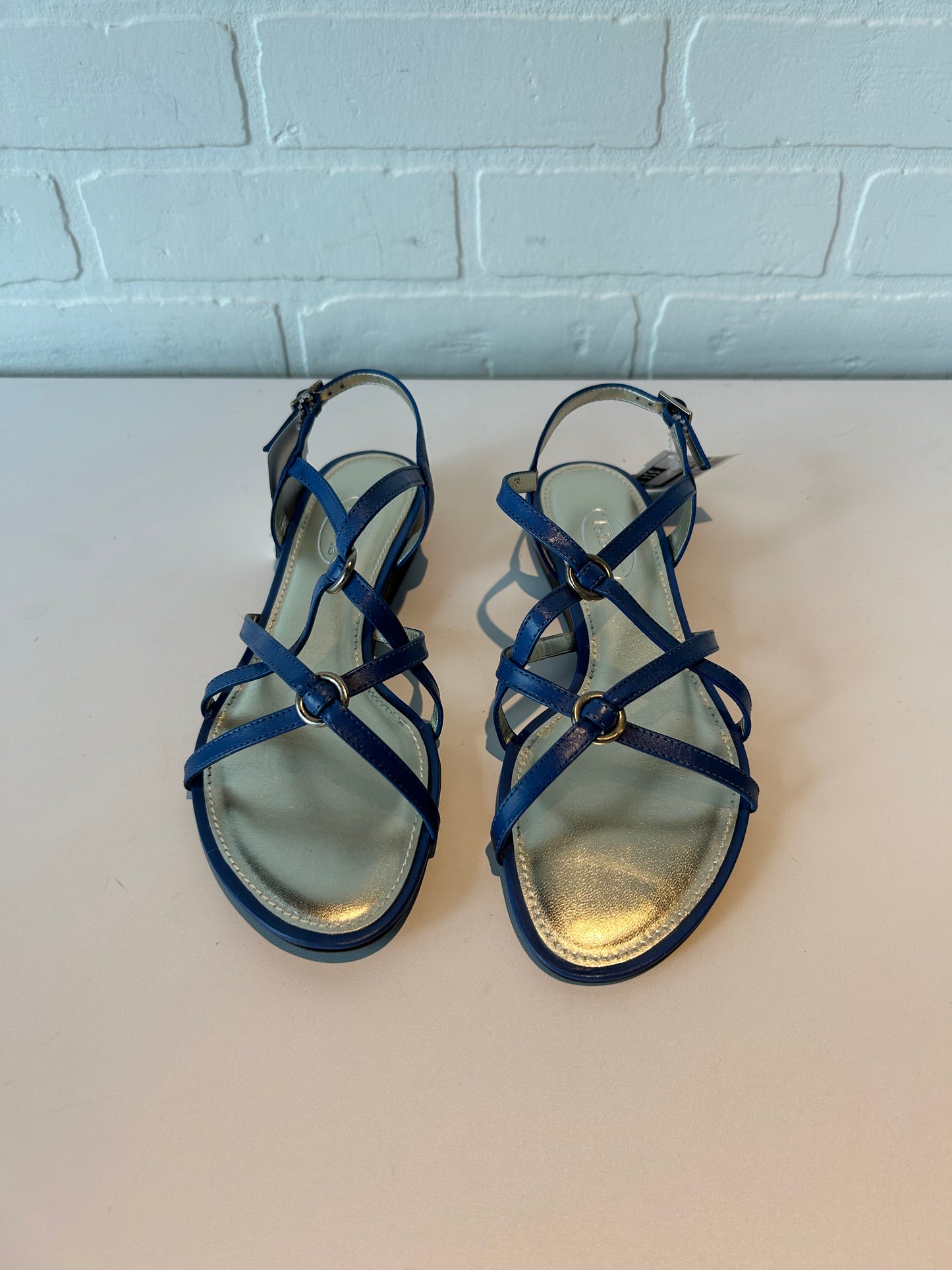 Sandals Flats By Talbots In Blue, Size: 7