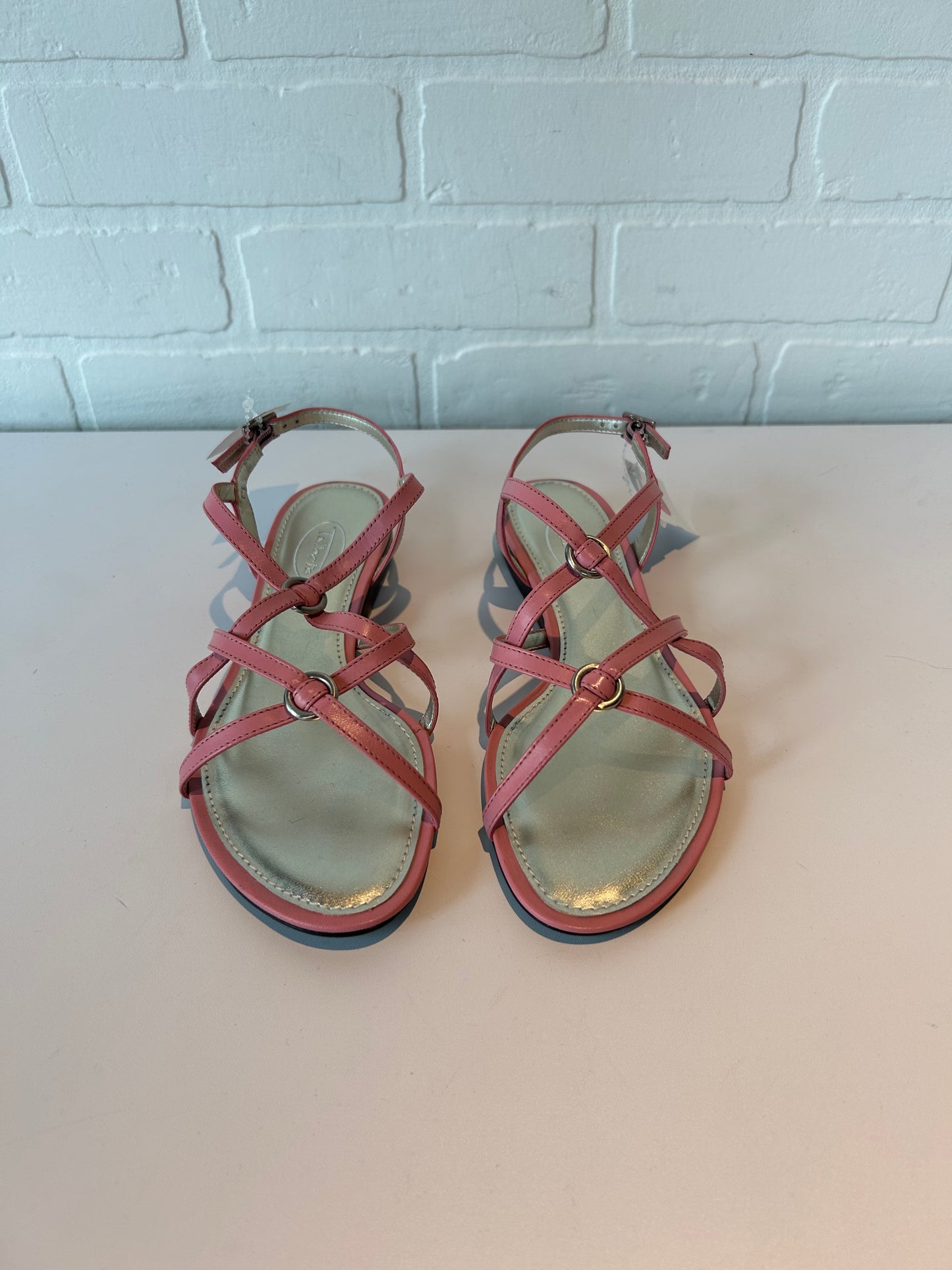 Sandals Flats By Talbots In Pink, Size: 7