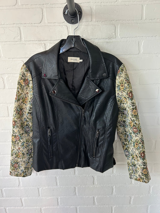 Jacket Moto By Cmc In Black, Size: L