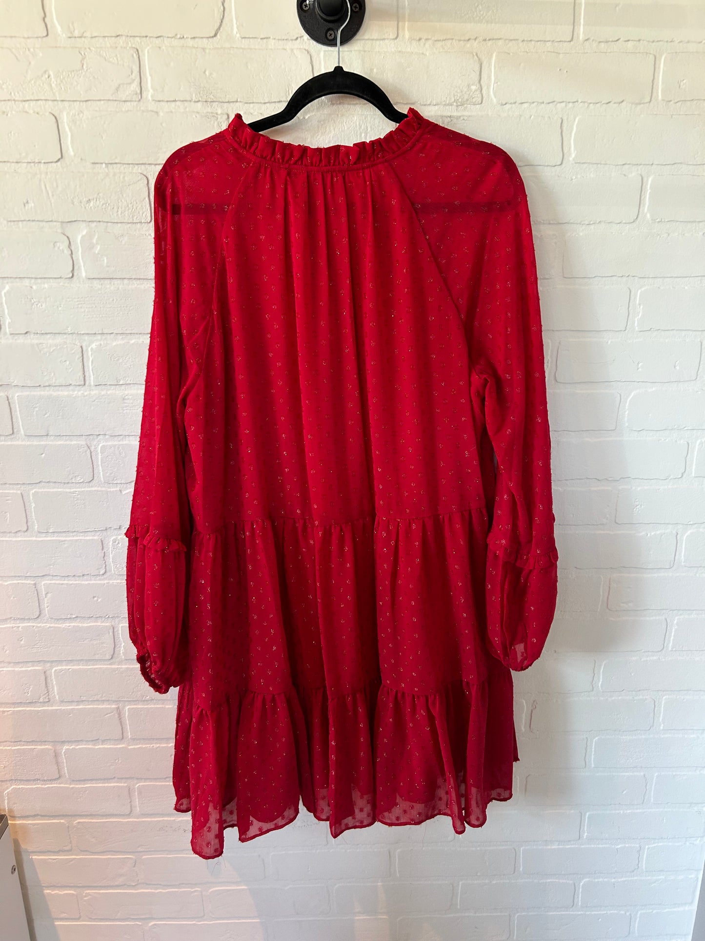 Dress Casual Short By Cece In Red, Size: Xl