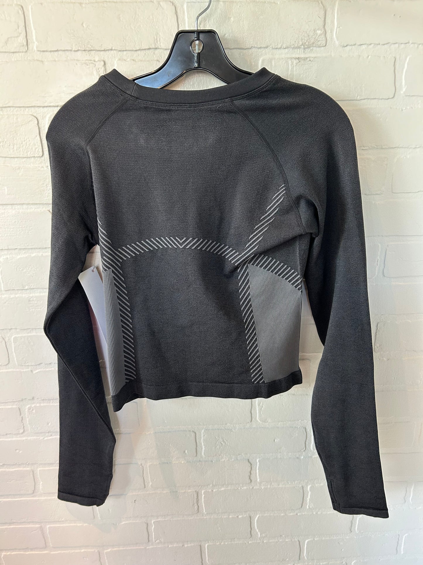 Athletic Top Long Sleeve Crewneck By Zella In Grey, Size: S