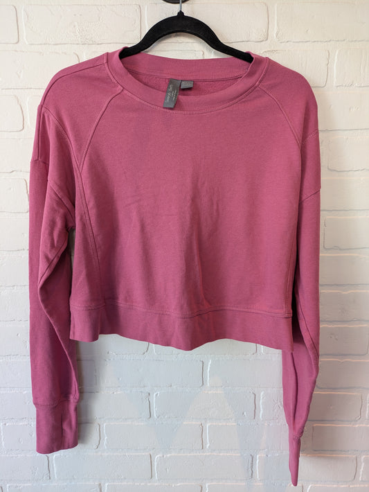 Athletic Sweatshirt Crewneck By Sweaty Betty In Pink, Size: S