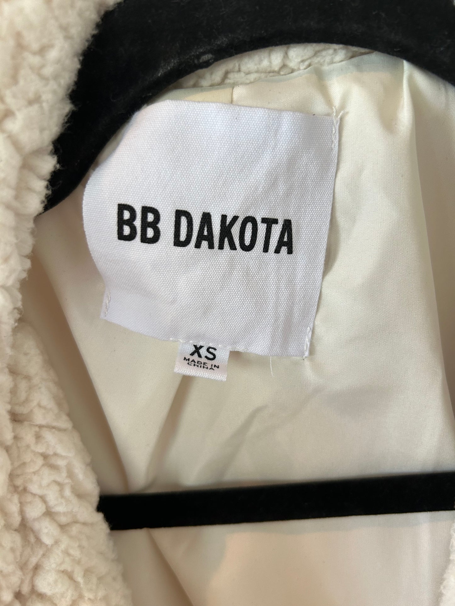 Jacket Faux Fur & Sherpa By Bb Dakota In Cream, Size: Xs