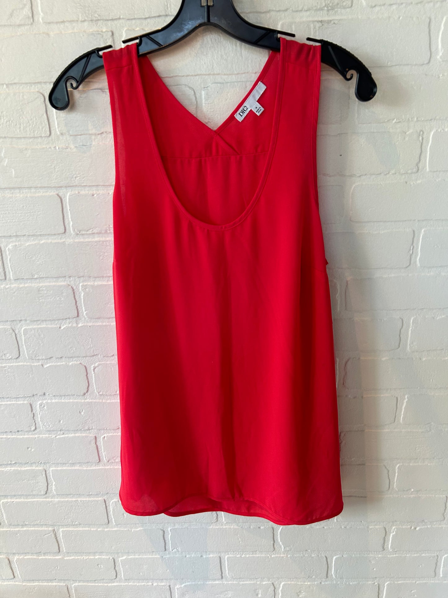 Top Sleeveless By Dr2 In Red, Size: M