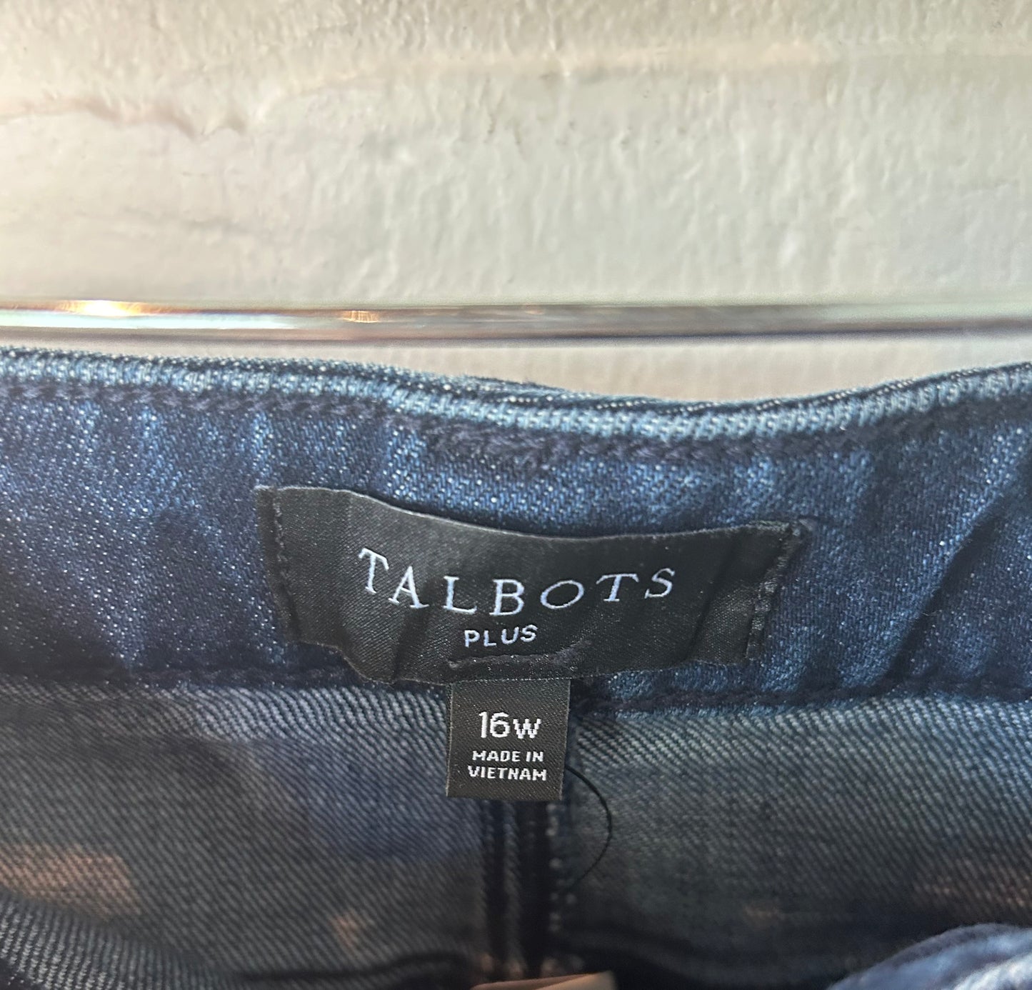 Skirt Mini & Short By Talbots In Blue Denim, Size: 16