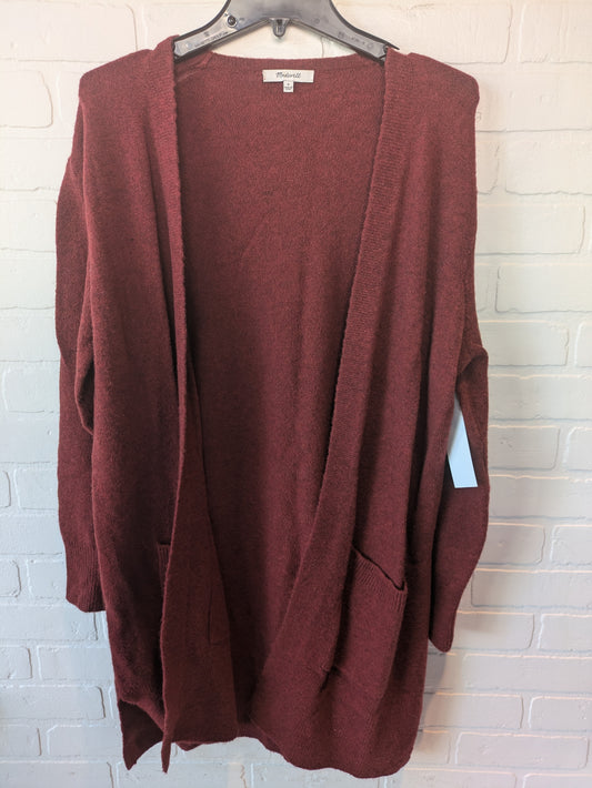 Sweater Cardigan By Madewell In Red, Size: S