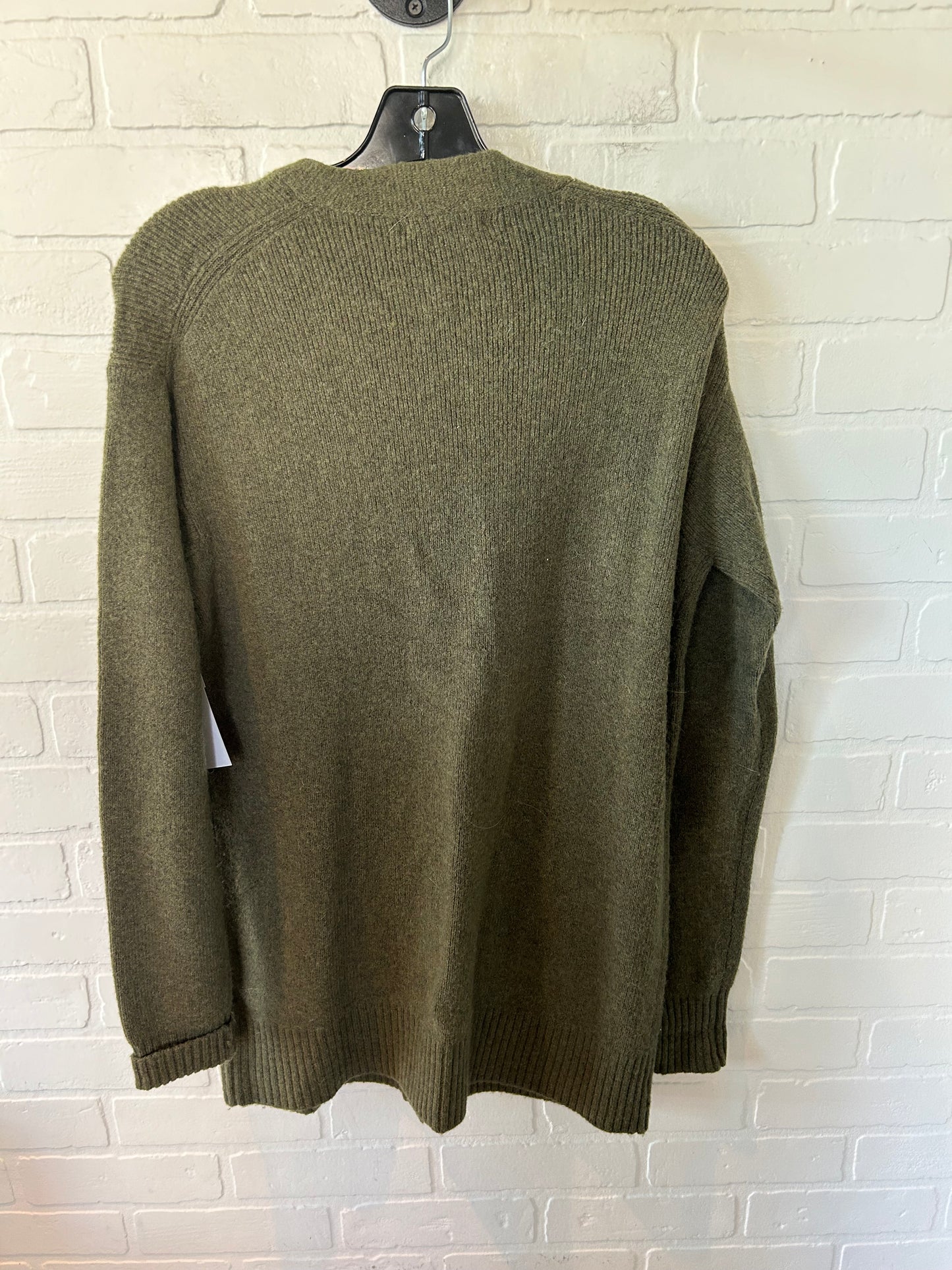 Sweater Cardigan By J. Crew In Green, Size: S