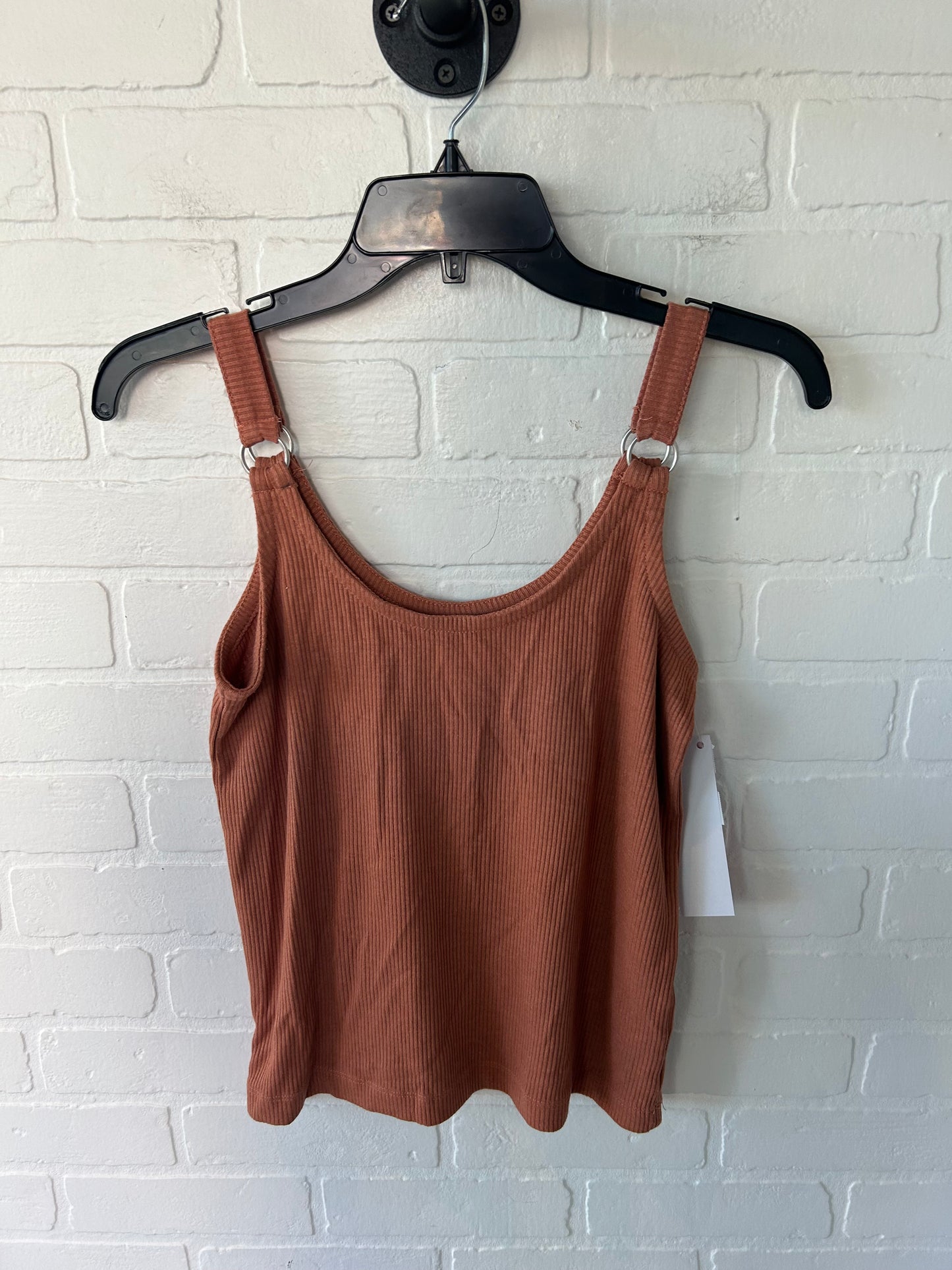 Top Sleeveless Basic By Chaser In Orange, Size: S