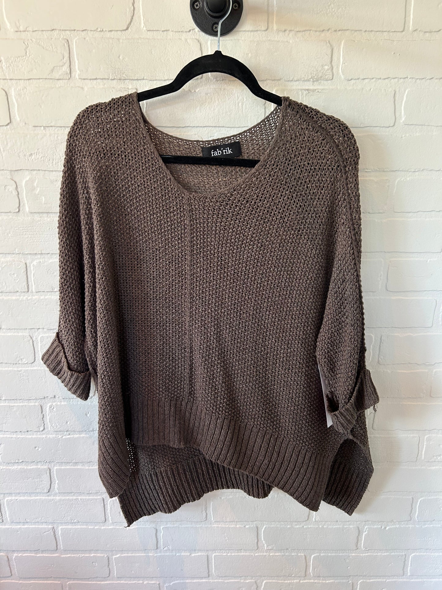 Sweater By Fabrik In Brown, Size: Onesize