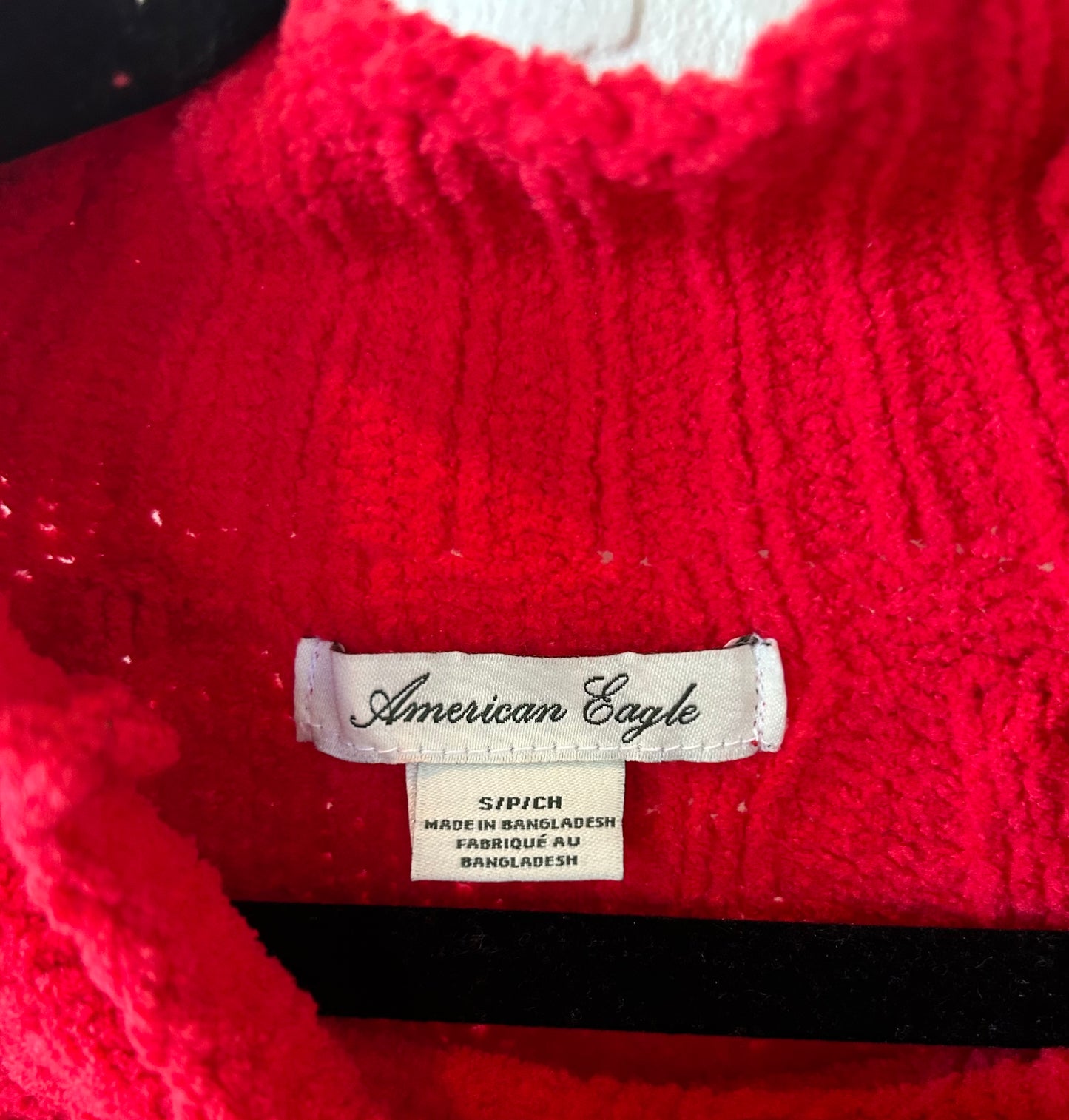 Sweater By American Eagle In Red, Size: S