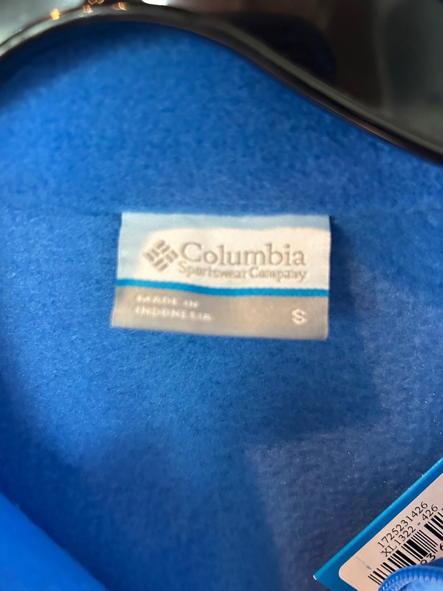 Jacket Fleece By Columbia In Blue, Size: S