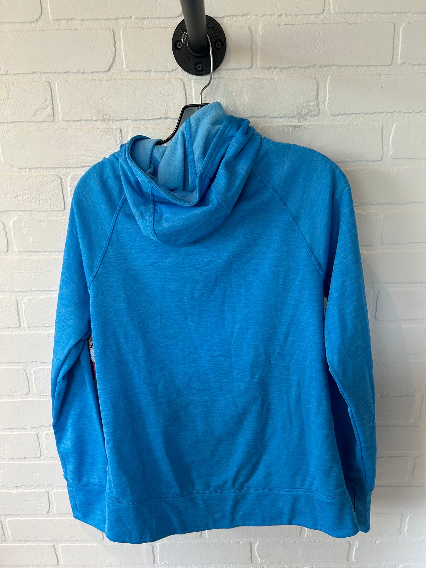 Athletic Sweatshirt Hoodie By Champion In Blue, Size: S