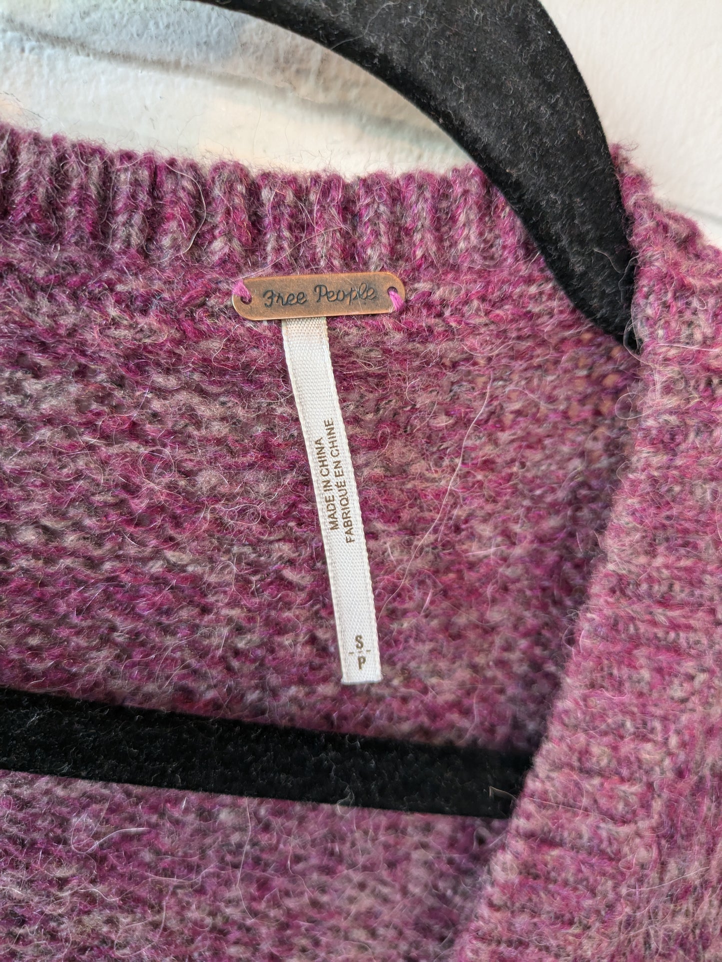 Sweater By Free People In Purple, Size: S