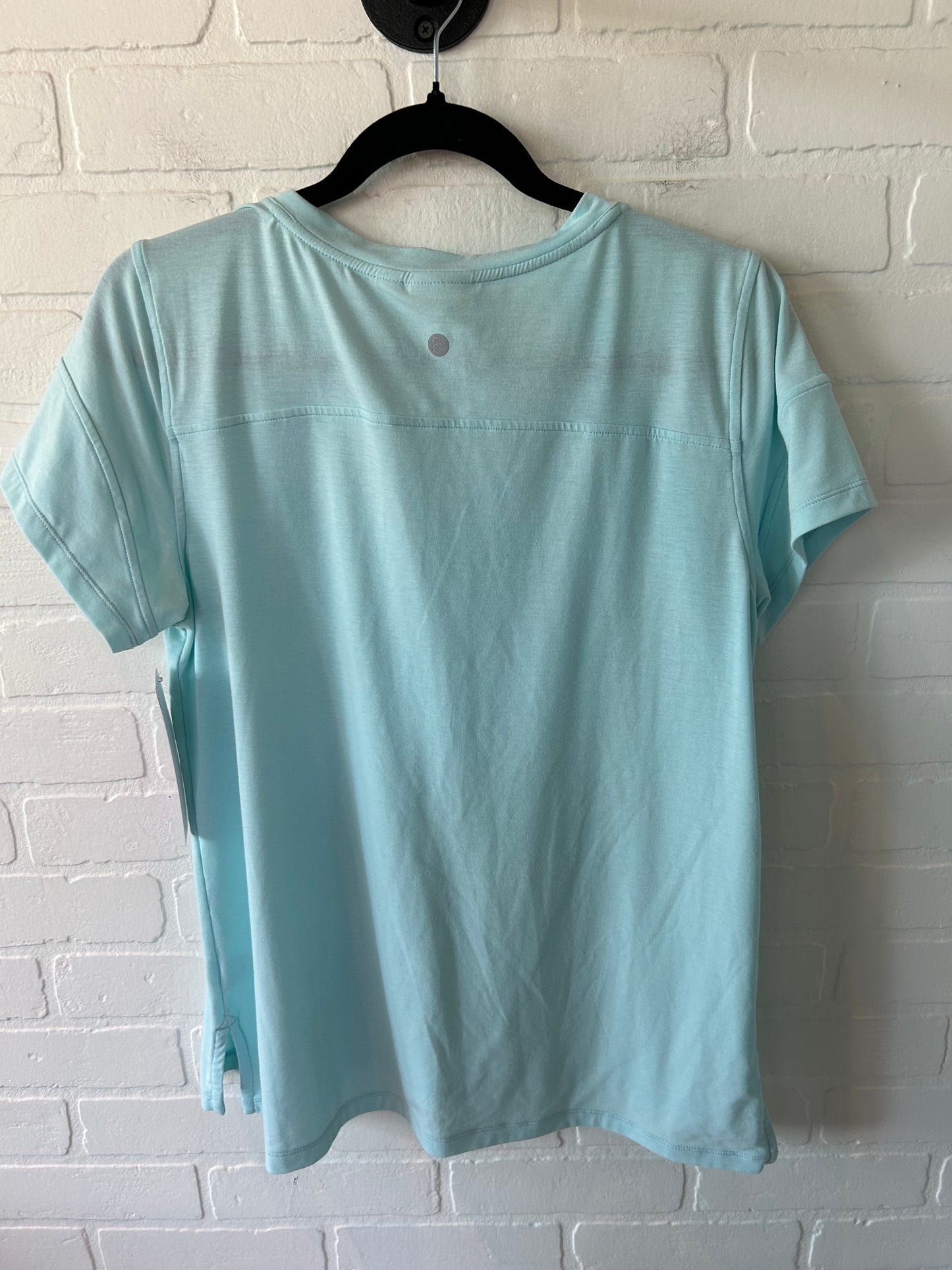 Athletic Top Short Sleeve By Zella In Blue, Size: M