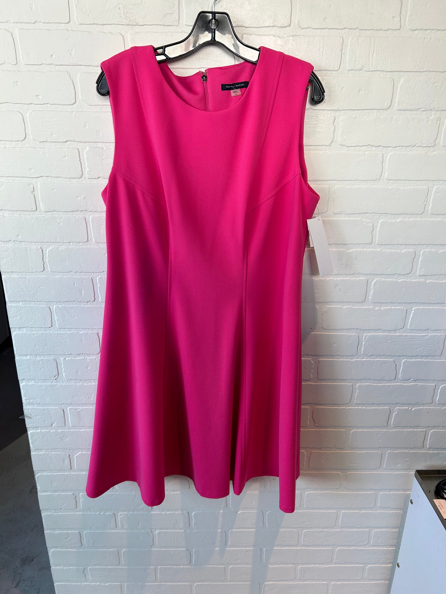 Dress Casual Midi By Tommy Hilfiger In Pink, Size: 1x