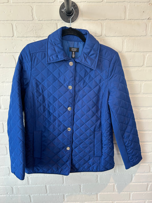 Jacket Puffer & Quilted By Jones New York In Blue, Size: S