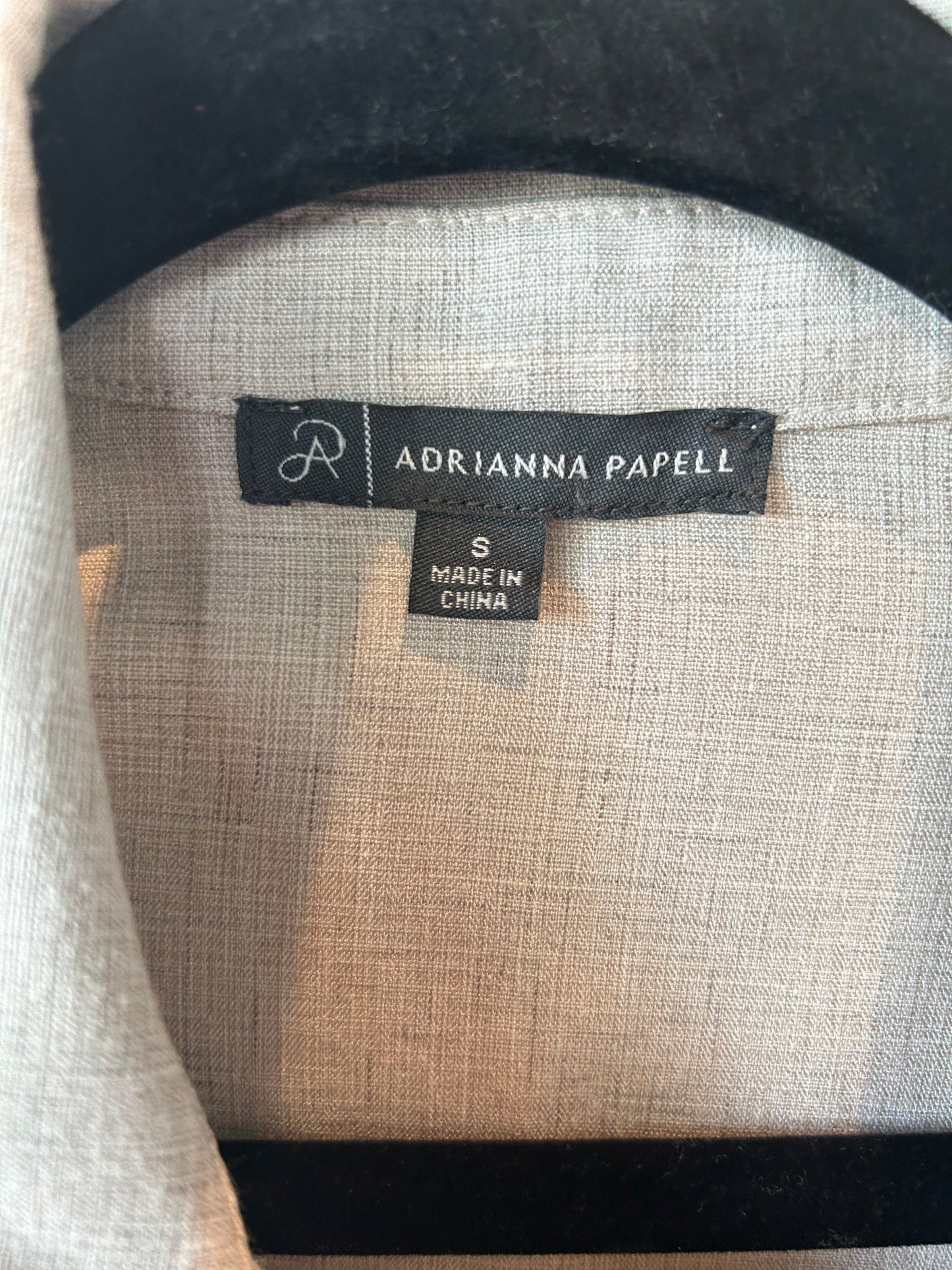 Jacket Other By Adrianna Papell In Beige, Size: S