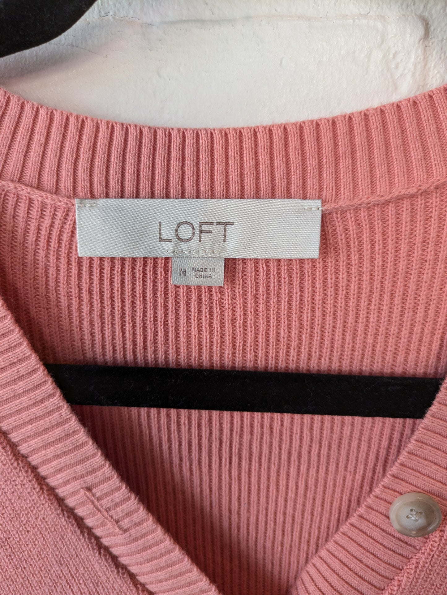 Sweater By Loft In Peach, Size: M