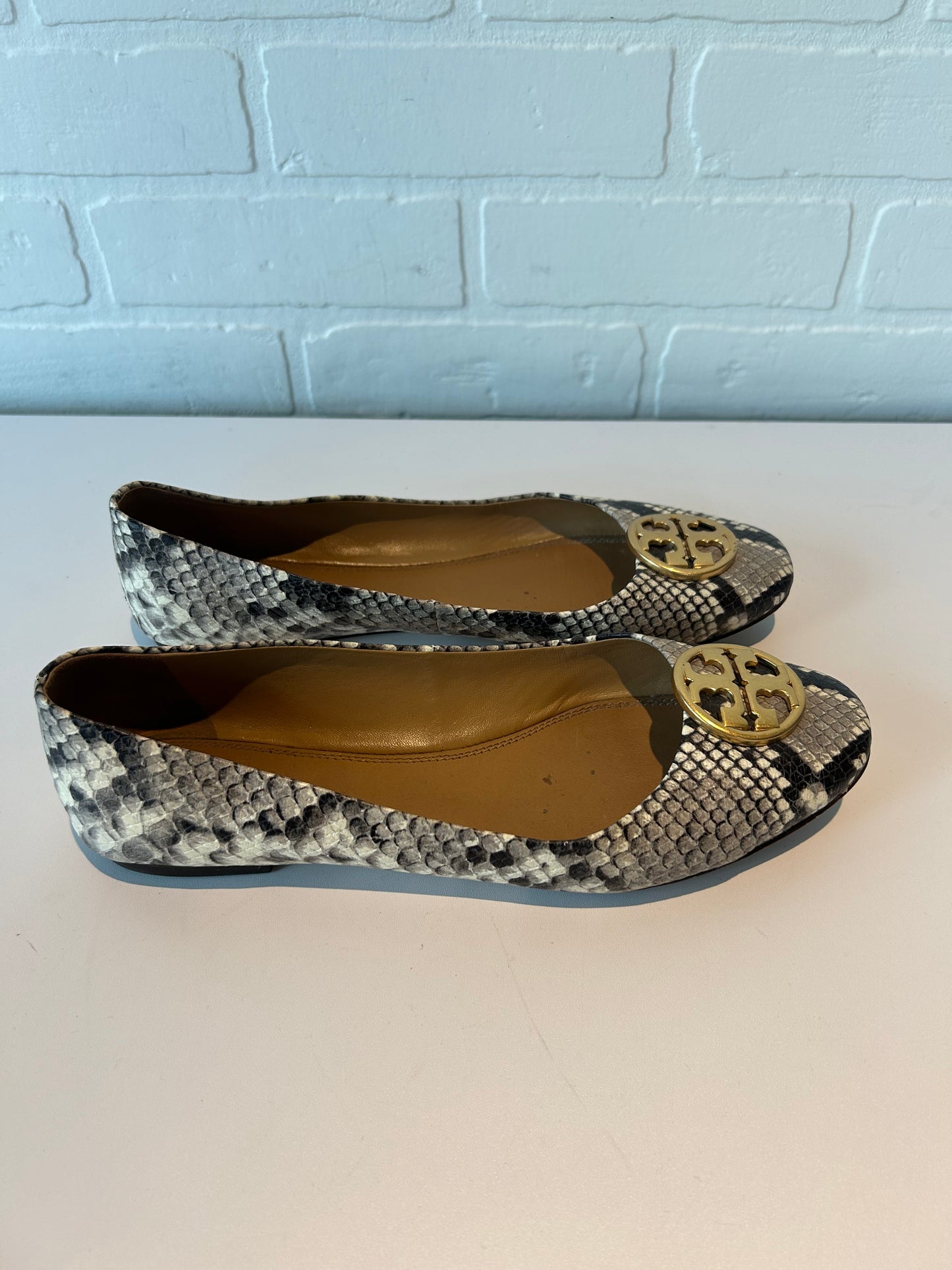 Shoes Designer By Tory Burch In Snakeskin Print, Size: 8.5