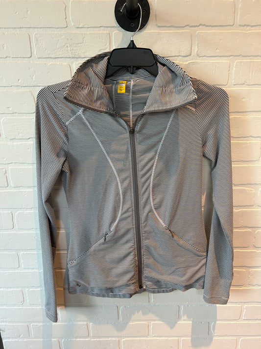 Athletic Jacket By Lole In Grey & White, Size: M