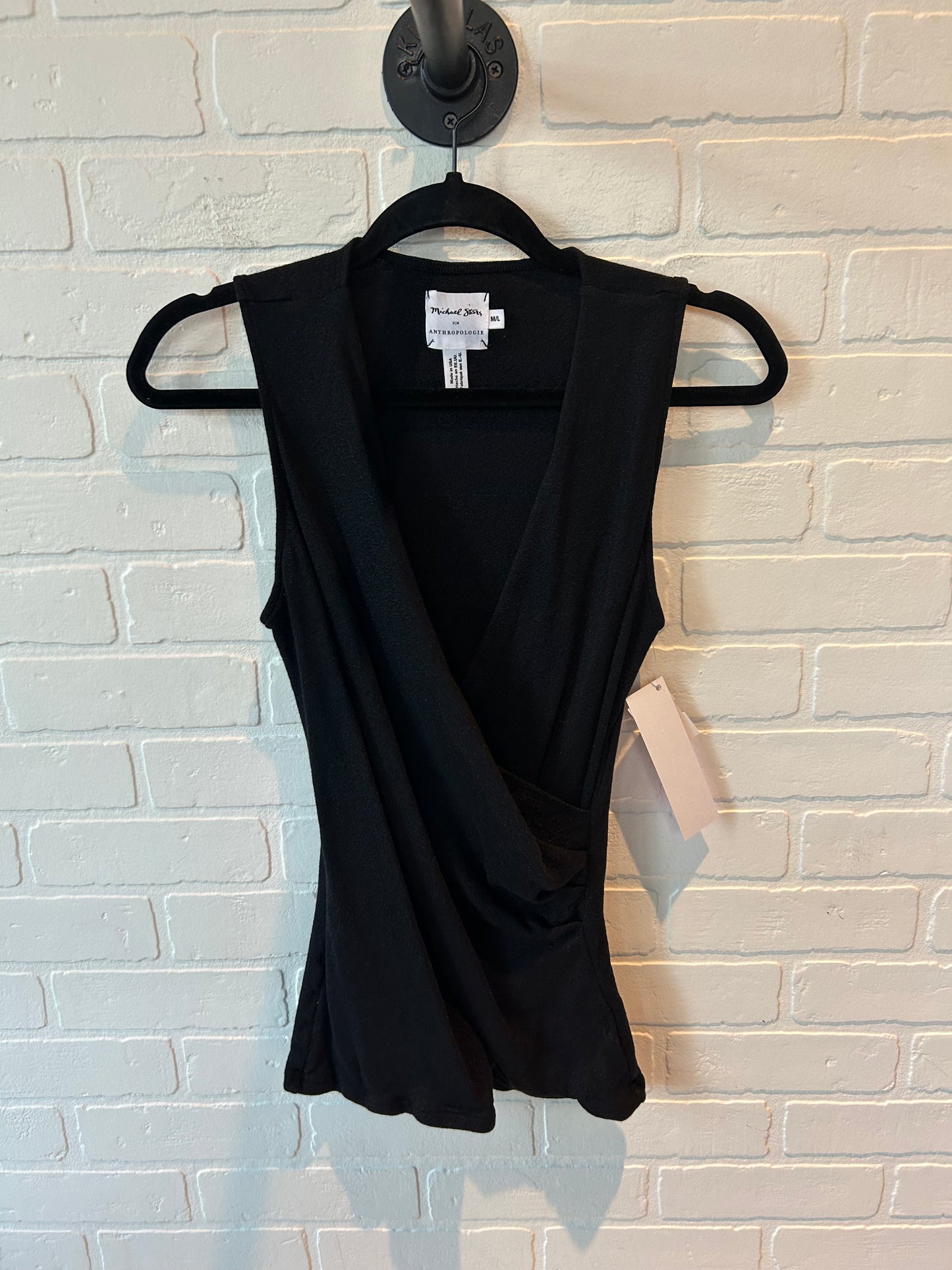 Top Sleeveless By Michael Stars In Black, Size: M