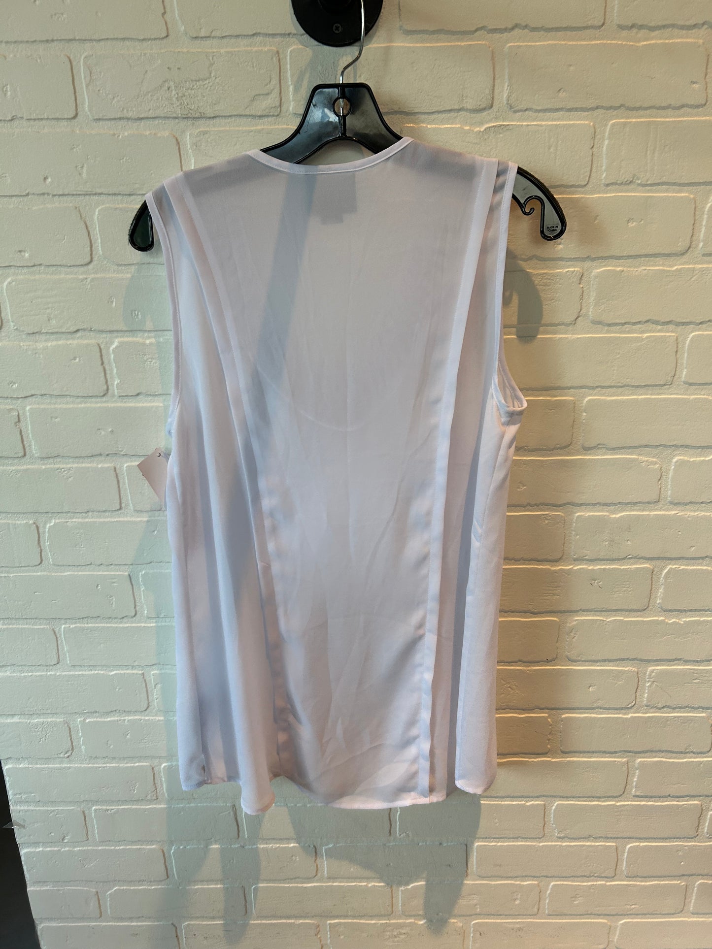 Top Sleeveless By Maeve In White, Size: S