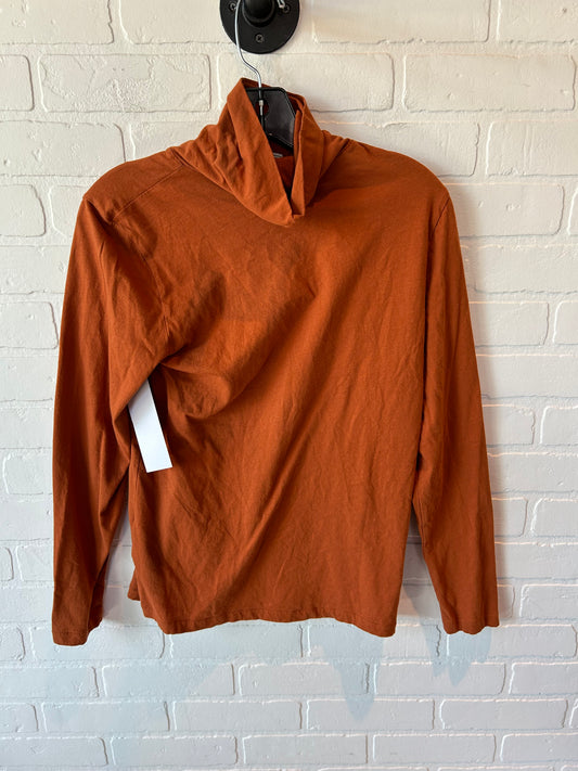 Top Long Sleeve Basic By J. Crew In Orange, Size: S