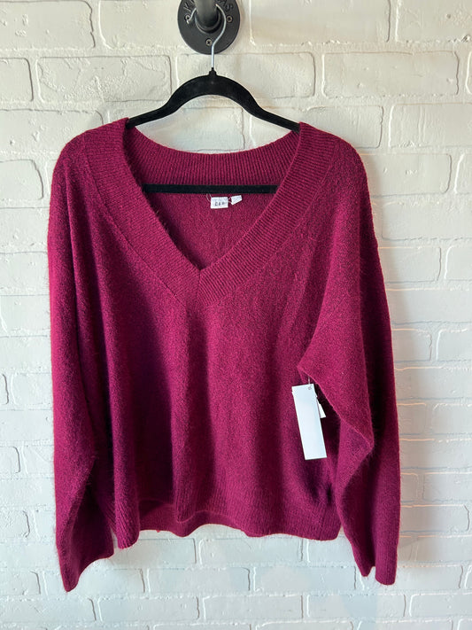 Sweater By Gap In Red, Size: Xl