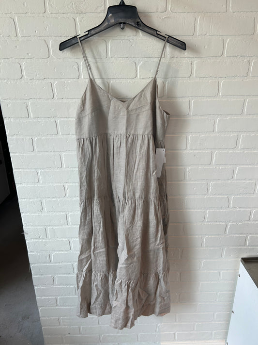 Dress Casual Midi By Cmc In Tan, Size: Xs