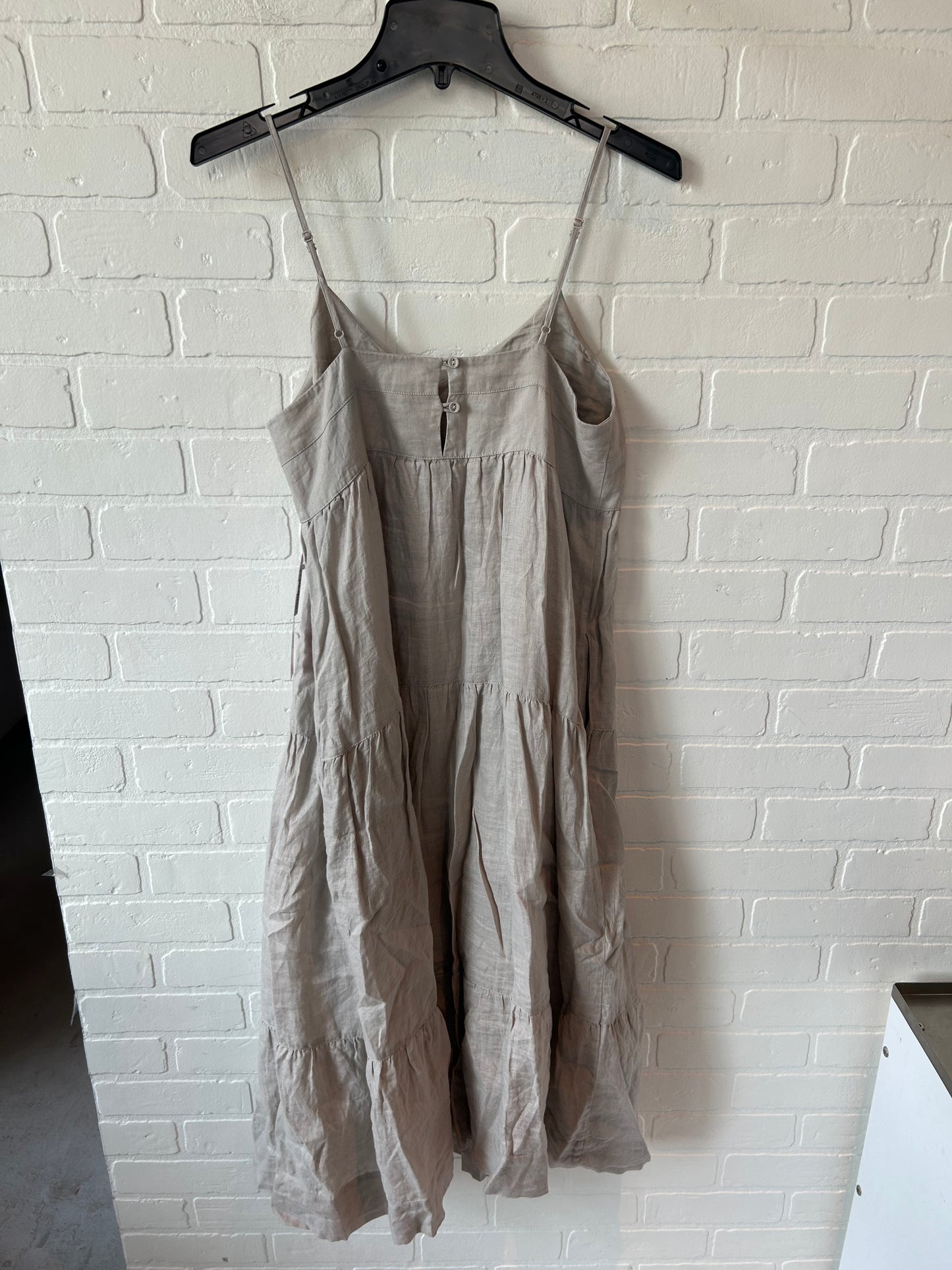 Dress Casual Midi By Cmc In Tan, Size: Xs