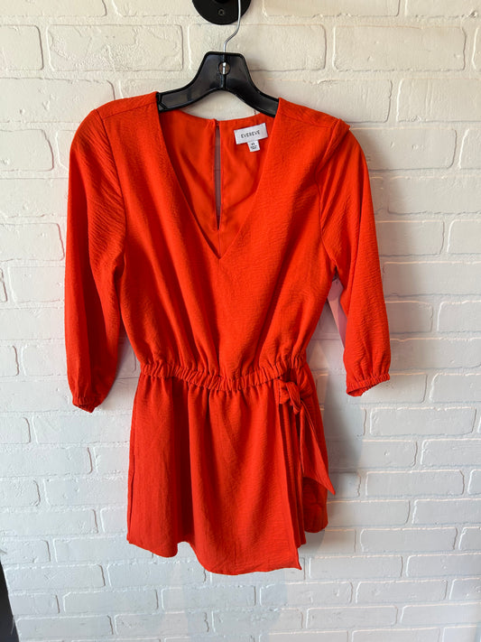 Romper By Evereve In Orange, Size: Xs