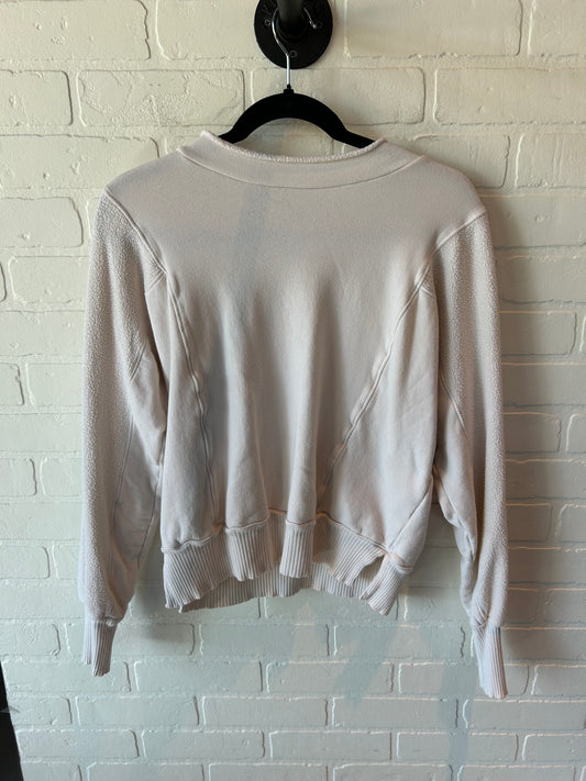 Sweatshirt Crewneck By Michael Stars In Cream, Size: Xs