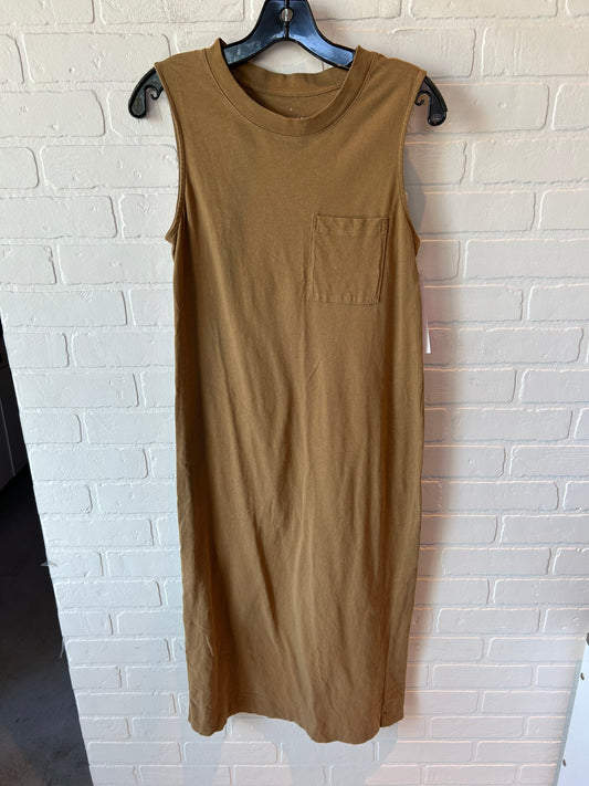 Dress Casual Midi By Everlane In Tan, Size: S